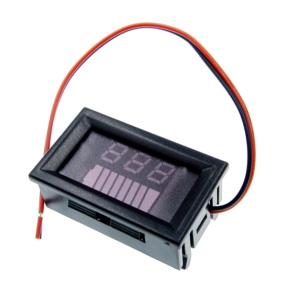 12V ACID Red Lead Battery Capacity Indicator Charge Level Lead-acid LED Tester Voltmeter For
12V ACID Red Lead Battery Capacity Indicator Charge Level Lead-acid LED Tester Voltmeter For