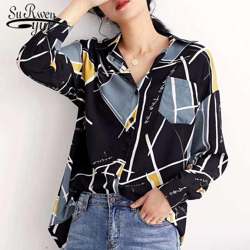 Fashion print chiffon blouse shirt loose plus size womens tops and blouses long sleeve women shirts office blouse women 2513 50
Fashion print chiffon blouse shirt loose plus size womens tops and blouses long sleeve women shirts office blouse women 2513 50