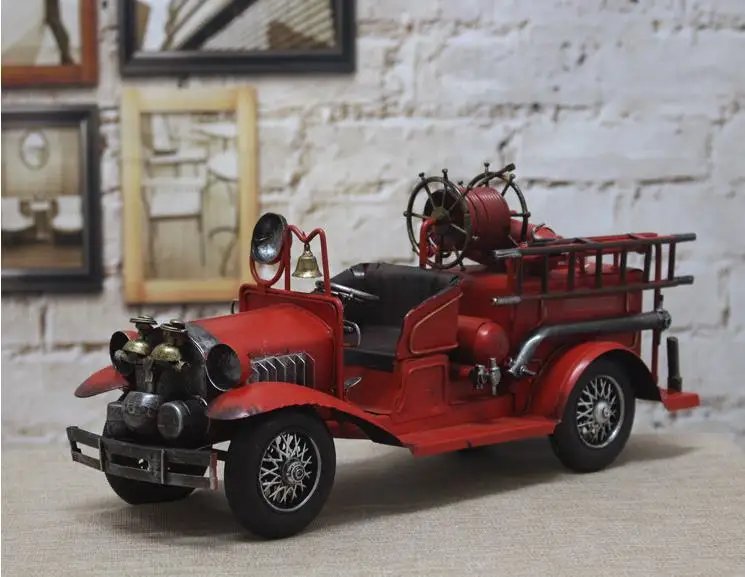 Home Decoration Crafts Figurines Miniatures iron metal craft Vintage Classic Red fire engine car models free shipping
Home Decoration Crafts Figurines Miniatures iron metal craft Vintage Classic Red fire engine car models free shipping