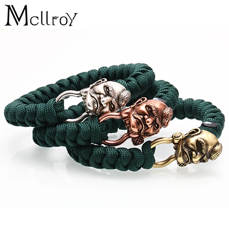 Mcllroy skull bracelet men women silver old man skull bracelet fashion nylon rope braided bracelet bileklik love couple jewelry
Mcllroy skull bracelet men women silver old man skull bracelet fashion nylon rope braided bracelet bileklik love couple jewelry