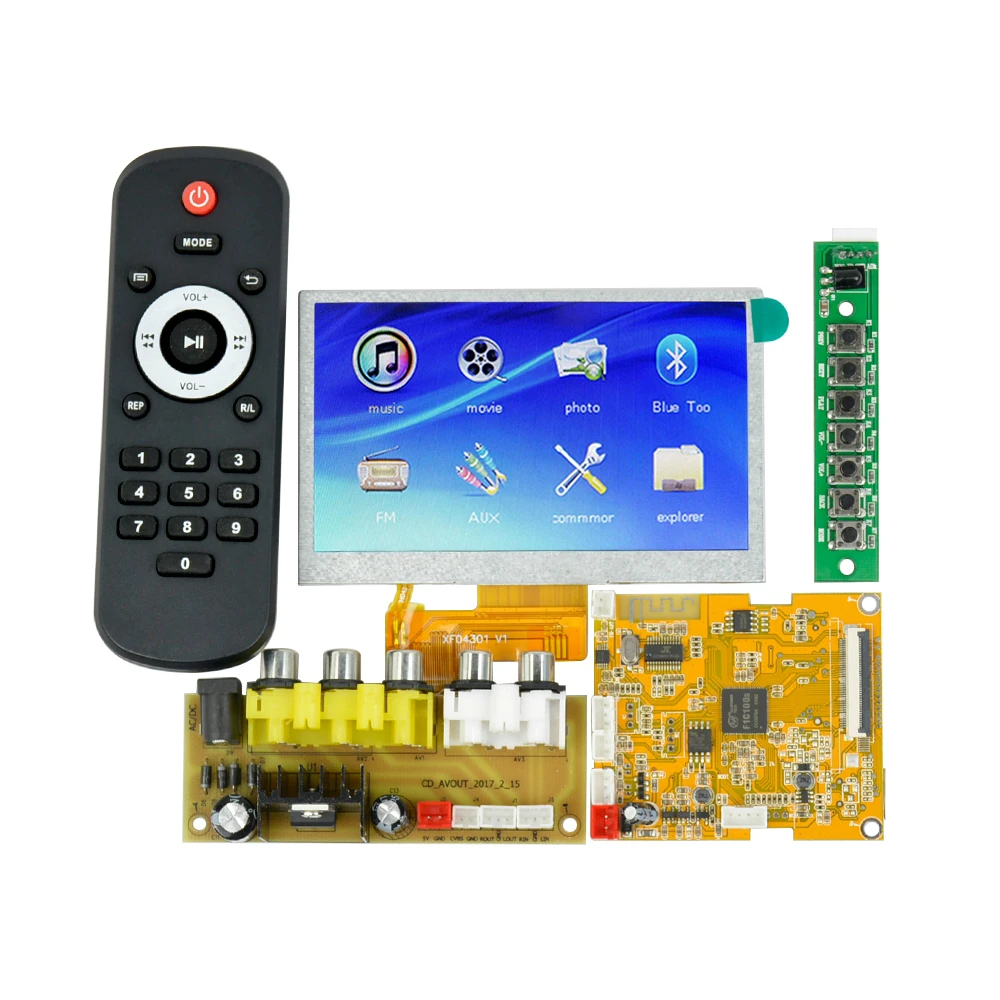DC9-12V 4.3Inch LCD Lossless Bluetooth Decoder Board DTS FLAC APE AC3 WAV MP3 Decoder Board Decode Board
DC9-12V 4.3Inch LCD Lossless Bluetooth Decoder Board DTS FLAC APE AC3 WAV MP3 Decoder Board Decode Board