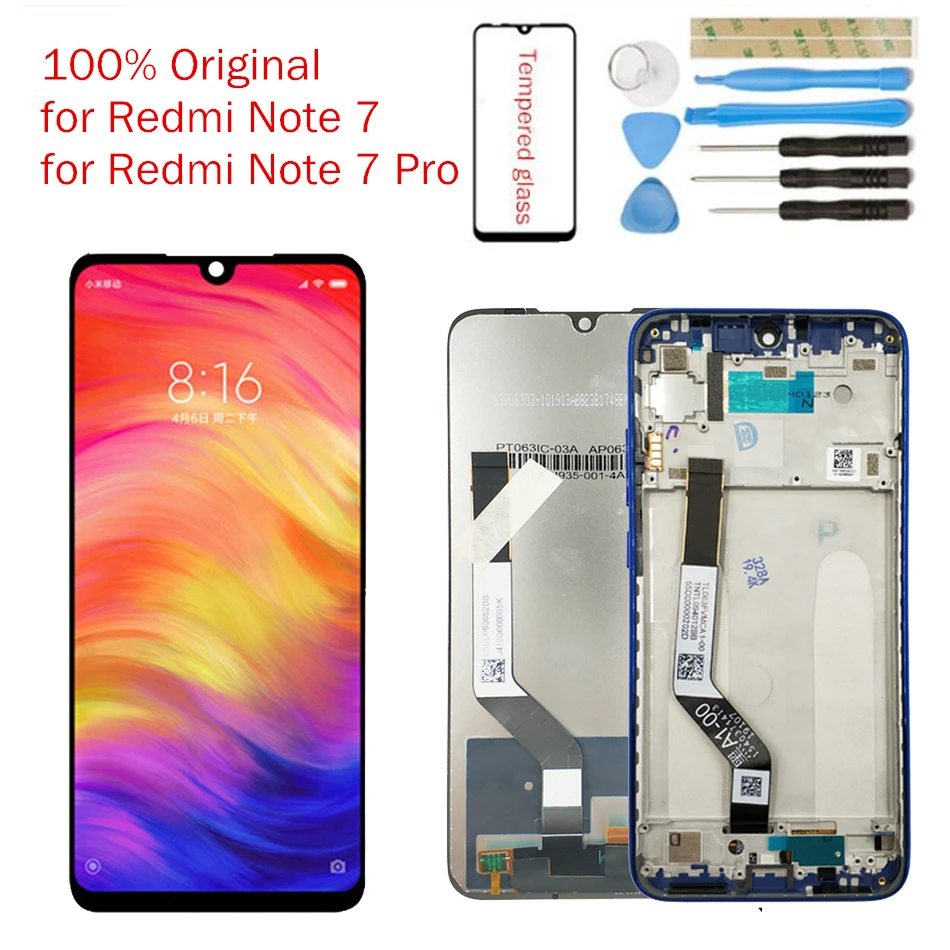 5pcs Original for Xiaomi Redmi Note 7 LCD Display Screen Touch Digitizer Redmi Note7 Pro LCD Display 10 Touch Repair Parts
5pcs Original for Xiaomi Redmi Note 7 LCD Display Screen Touch Digitizer Redmi Note7 Pro LCD Display 10 Touch Repair Parts