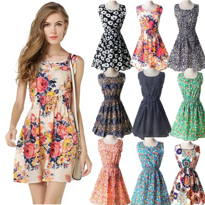 Tank Top Printed Sleeveless Floral Chiffon Dress 18 Styles Women Skirt Sleeveless Floral Chiffon Hawaiian Flare Luau Dress
Tank Top Printed Sleeveless Floral Chiffon Dress 18 Styles Women Skirt Sleeveless Floral Chiffon Hawaiian Flare Luau Dress