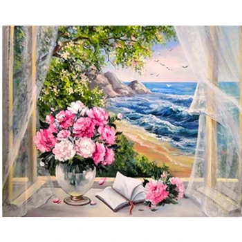 seaside pink flower DIY Digital Painting By Number Modern Wall Art Canvas Painting Christmas Unique Gift Room Decor 40x50cm
seaside pink flower DIY Digital Painting By Number Modern Wall Art Canvas Painting Christmas Unique Gift Room Decor 40x50cm
