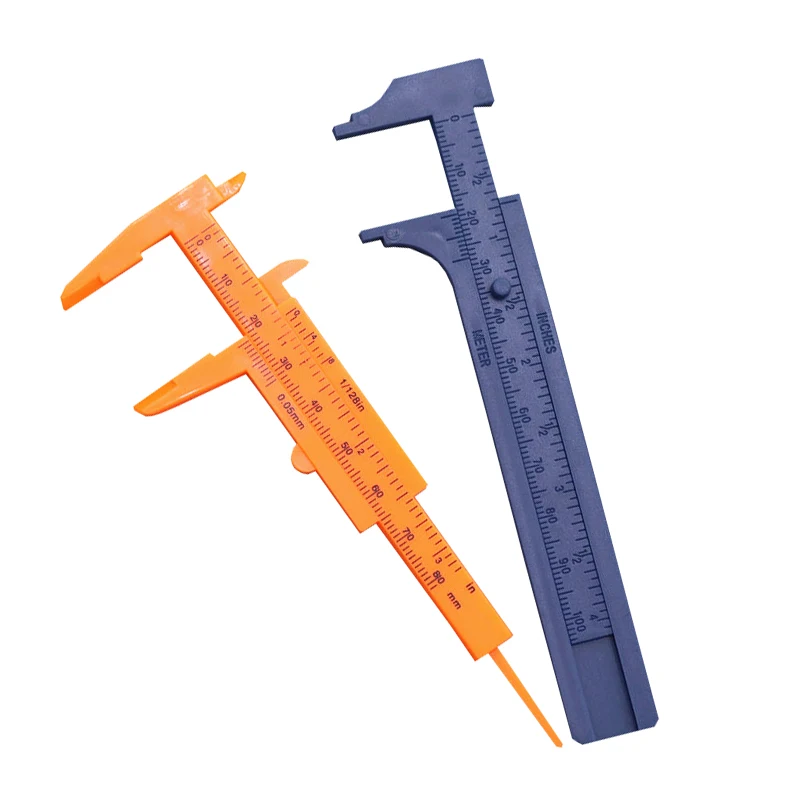 1 pcs Plastic Measuring Tools Mini Vernier Calipers 1mm / Mini Ruler Micrometer Gauge 80mm 100mm Measuring Range
1 pcs Plastic Measuring Tools Mini Vernier Calipers 1mm / Mini Ruler Micrometer Gauge 80mm 100mm Measuring Range