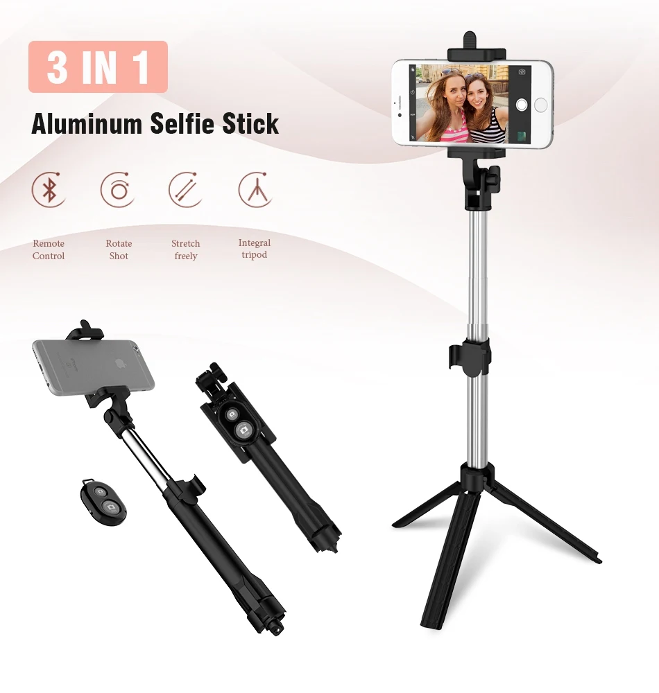 Bluetooth Selfie Stick Tripod (1)