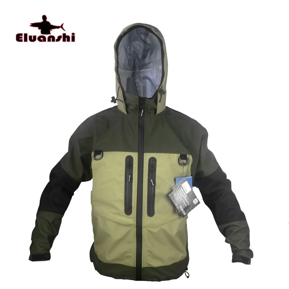 ELUANSHI Fishing Breathable Wader Fly Fishing Jacket Waterproof Wading Jacket Huting Clothes Fishing Outerwear
ELUANSHI Fishing Breathable Wader Fly Fishing Jacket Waterproof Wading Jacket Huting Clothes Fishing Outerwear