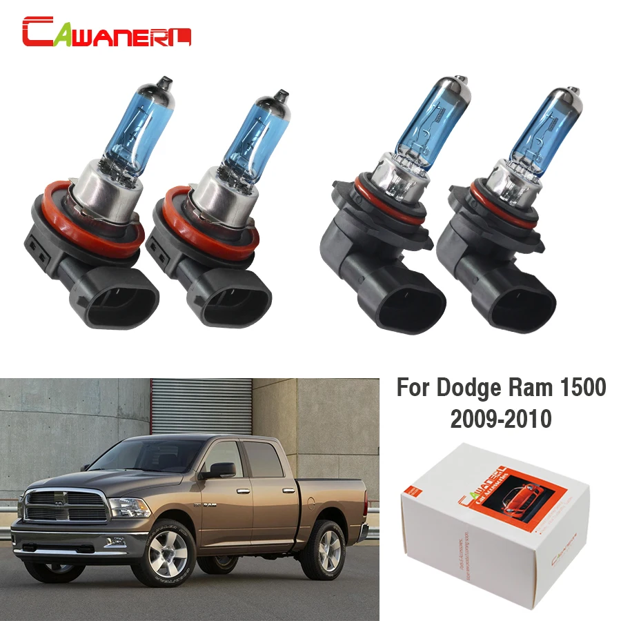 Cawanerl 4 Pieces 100W Car Styling Halogen Headlight Lamp High Low Beam 4300K Warm White 12V For Dodge Ram 1500 2009-2010
Cawanerl 4 Pieces 100W Car Styling Halogen Headlight Lamp High Low Beam 4300K Warm White 12V For Dodge Ram 1500 2009-2010