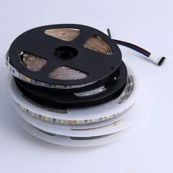 5050 12V LED strip RGB Backlight 12 volt 5M Waterproof Led tape 60LED/M Tira Led RGB Diode Exterior Flexible TV Backlight RGB