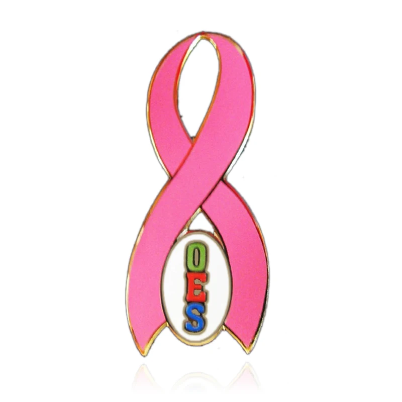 The Order of The Eastern Star Custom OES Breast Cancer Awareness Ribbon Metal Lapel Pins
The Order of The Eastern Star Custom OES Breast Cancer Awareness Ribbon Metal Lapel Pins