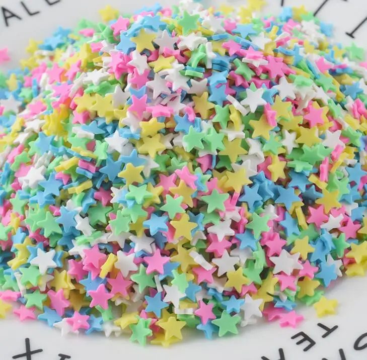 Random color polymer clay star slice flat nail Art Supply Decoration Charm Craft
Random color polymer clay star slice flat nail Art Supply Decoration Charm Craft