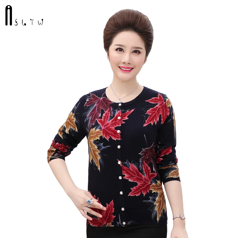 ASLTW Cashmere Cardigan Women New Autumn O Neck Solid Sweater High Quality Soft Print Leaf Single Breasted Women's Sweater
ASLTW Cashmere Cardigan Women New Autumn O Neck Solid Sweater High Quality Soft Print Leaf Single Breasted Women's Sweater