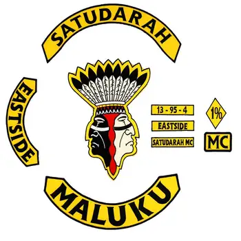 SATUDARAH MALUKU large Embroidered punk biker Patches Clothes Stickers Apparel Accessories Badge 8PCS/SET
SATUDARAH MALUKU large Embroidered punk biker Patches Clothes Stickers Apparel Accessories Badge 8PCS/SET