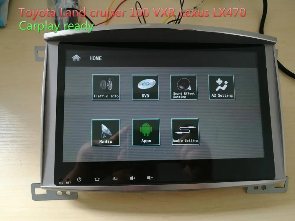 Carplay IPS Android 7.1 Car Audio for Toyota Land cruiser 100 VXR Lexus LX470 Stereo video GPS Navi Multimedia IPS Monitor 4G
Carplay IPS Android 7.1 Car Audio for Toyota Land cruiser 100 VXR Lexus LX470 Stereo video GPS Navi Multimedia IPS Monitor 4G