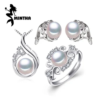 MINTHA 925 Sterling Silver Earrings natural Pearl Jewelry Sets For women bohemian Jewelry Sets Stud Earrings Party Rings
MINTHA 925 Sterling Silver Earrings natural Pearl Jewelry Sets For women bohemian Jewelry Sets Stud Earrings Party Rings