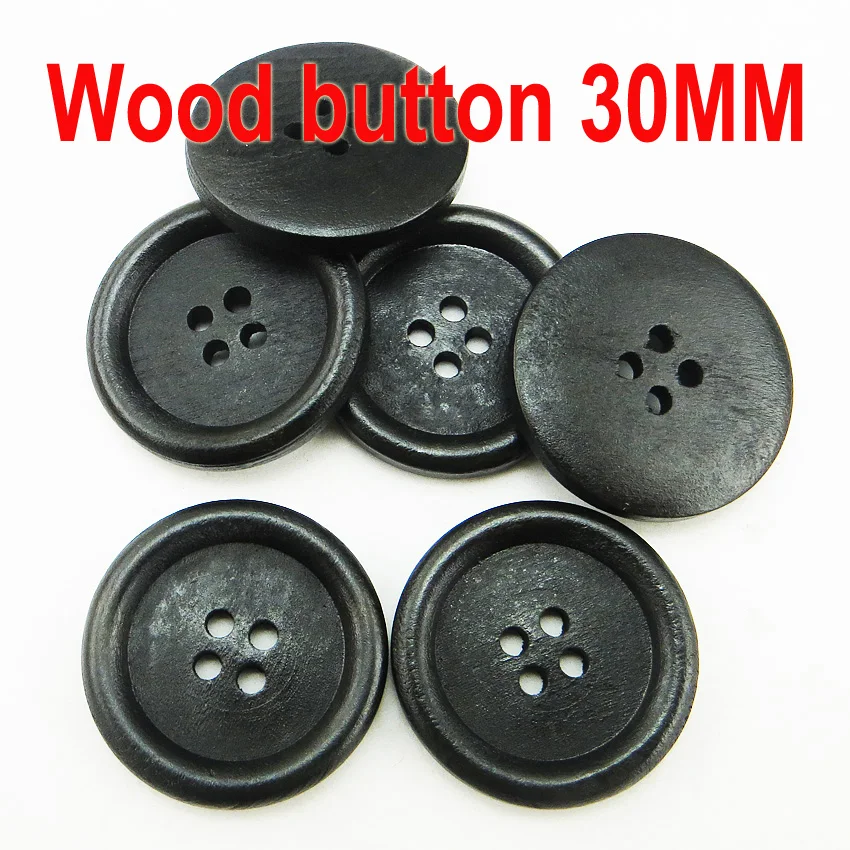 100PCS 30MM black painting wooden buttons boots coat sewing clothes accessorY 4HOLE BUTTON MCB-841N
100PCS 30MM black painting wooden buttons boots coat sewing clothes accessorY 4HOLE BUTTON MCB-841N