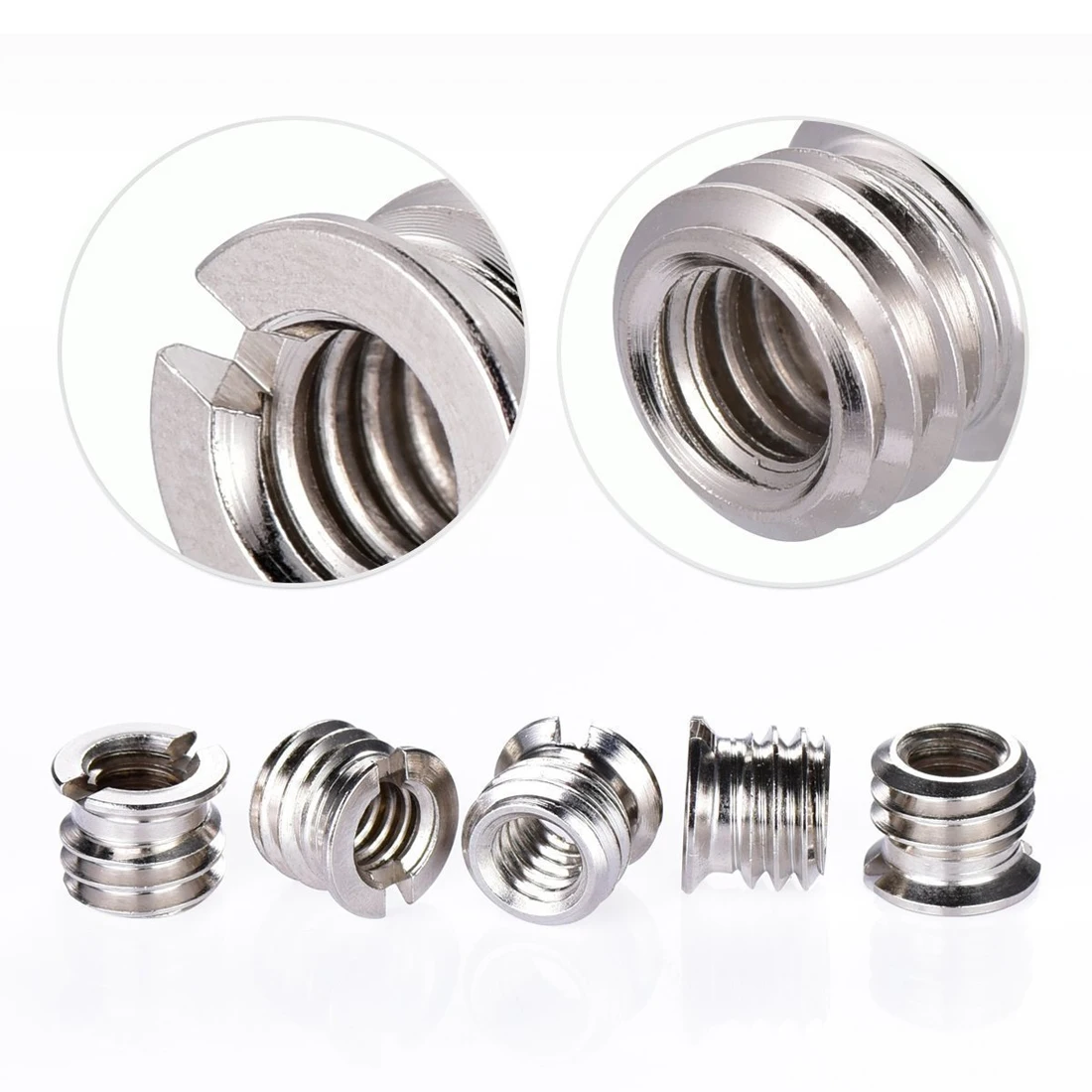 Centechia Original 1pcs Female 1/4 to Male 3/8 Convert Screw Adapter for Tripod Monopod Ballhead Camera DSLR SLR Accessories
Centechia Original 1pcs Female 1/4 to Male 3/8 Convert Screw Adapter for Tripod Monopod Ballhead Camera DSLR SLR Accessories
