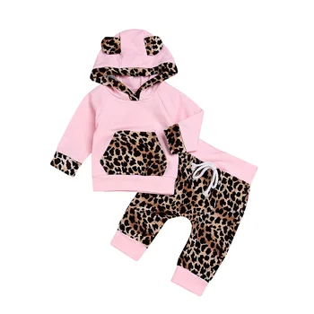 Children Kids Girl Hoodie Long Sleeve Top Pant Set Leopard Print Fashion Cute Outfits NSV775
Children Kids Girl Hoodie Long Sleeve Top Pant Set Leopard Print Fashion Cute Outfits NSV775