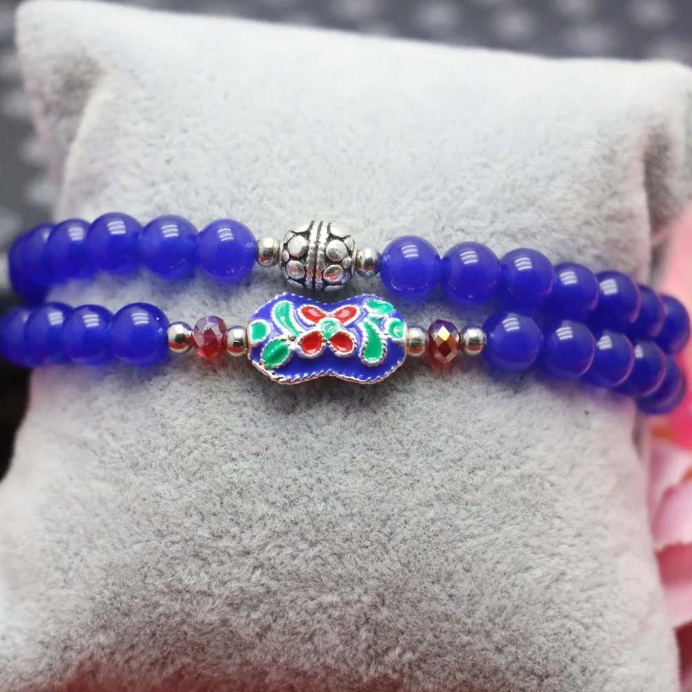 6mm Blue Crystal Beads Bracelet Women Bracelet Thai Silvercolor Semi Finished Stones Fashion Jewelry Making Design Gifts Girls
6mm Blue Crystal Beads Bracelet Women Bracelet Thai Silvercolor Semi Finished Stones Fashion Jewelry Making Design Gifts Girls