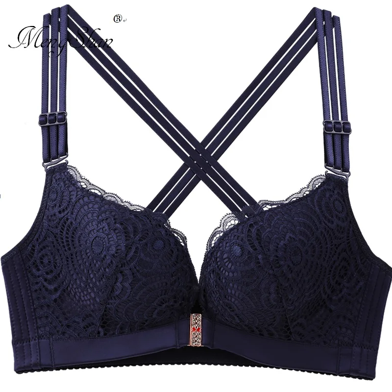 Lace Beautiful Back Button Bra Adjustment Type of Ring-less Supporting Bracket big size bra Sexy intersection zone lingerie 52D
Lace Beautiful Back Button Bra Adjustment Type of Ring-less Supporting Bracket big size bra Sexy intersection zone lingerie 52D