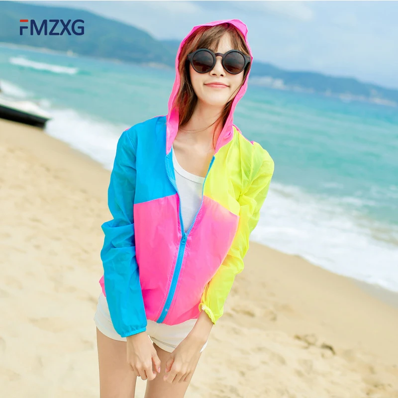 Summer Kawaii Women Multi Colors Sympony Shine Sun Protection Clothing Transparent Iridescent Sunscreen Uv Outerwear Jacket
Summer Kawaii Women Multi Colors Sympony Shine Sun Protection Clothing Transparent Iridescent Sunscreen Uv Outerwear Jacket