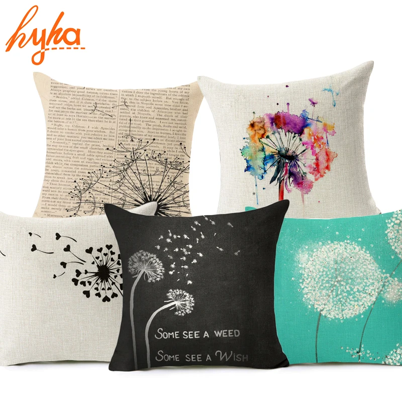 Hyha Flying Dandelion Cushion Cover Cotton Linen Letter Cartoon Character Home Deocrative Pillow Cover for Sofa Cojines
Hyha Flying Dandelion Cushion Cover Cotton Linen Letter Cartoon Character Home Deocrative Pillow Cover for Sofa Cojines