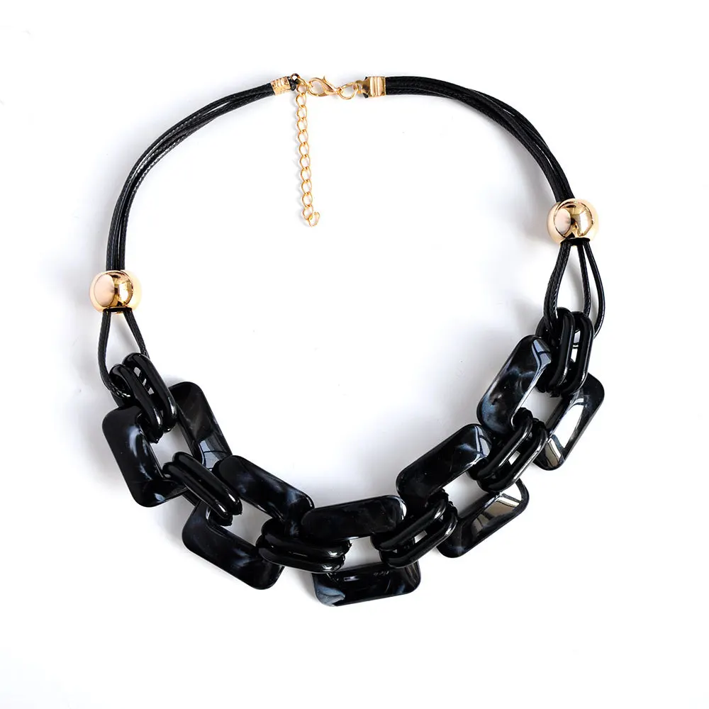 Ziris New Fashion Acetate Acrylic Jewelry Women Retro Necklace Big Acrylic Geometric Ornaments Necklace For Femme Handmade Gift
Ziris New Fashion Acetate Acrylic Jewelry Women Retro Necklace Big Acrylic Geometric Ornaments Necklace For Femme Handmade Gift