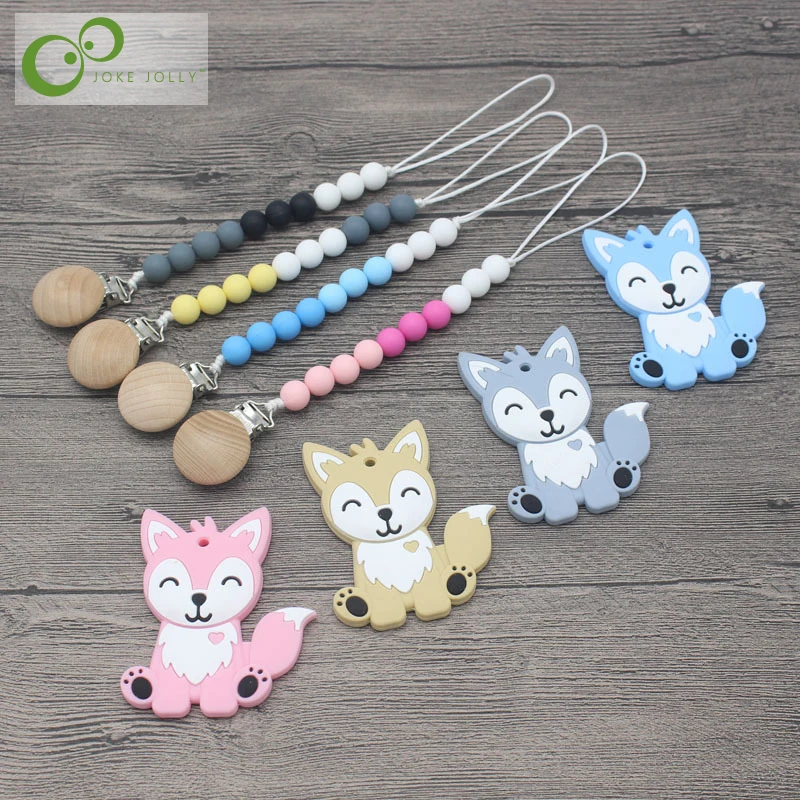 Personalized Name Silicone Teething Pacifier Clips with Silicone teether Pacifier Chain Clip Holder for Baby Chew Toys GYH
Personalized Name Silicone Teething Pacifier Clips with Silicone teether Pacifier Chain Clip Holder for Baby Chew Toys GYH