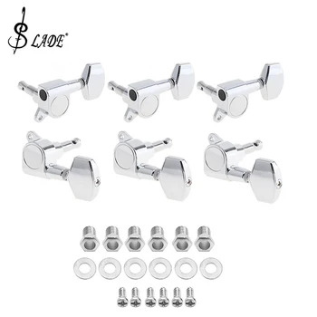 SLADE 6pcs Silver Guitar Tuning Pegs Tuner 3R+3L All Closed Machine Head for 40 / 41 Inch Acoustic Folk Guitar Accessories
SLADE 6pcs Silver Guitar Tuning Pegs Tuner 3R+3L All Closed Machine Head for 40 / 41 Inch Acoustic Folk Guitar Accessories