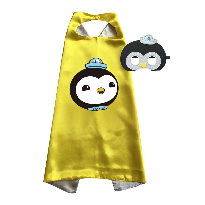 Childrens Capes Octonauts Costume Satin Cape Felt Masks Birthday Party Dress Up Cosplay Cloak Anime Polyester Cloak
Childrens Capes Octonauts Costume Satin Cape Felt Masks Birthday Party Dress Up Cosplay Cloak Anime Polyester Cloak