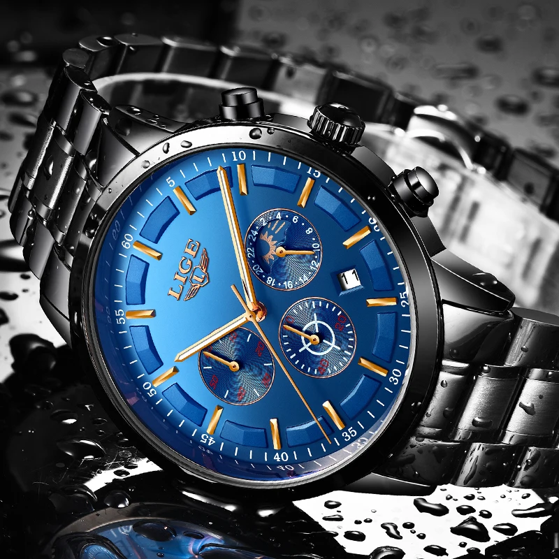 2019 LIGE Fashion Mens Watches Top Brand Fashion Full Steel Business Quartz Watch Men Waterproof Sports Watches Relogio Masculin
2019 LIGE Fashion Mens Watches Top Brand Fashion Full Steel Business Quartz Watch Men Waterproof Sports Watches Relogio Masculin