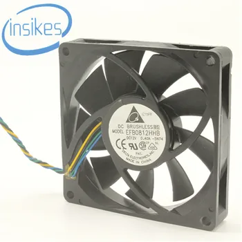 Original EFB0812HHB Double Ball Bearing Cooling Fan EFB0812HHB-5N74 DC 12V 0.4A 8015 80*80*15mm 3700RPM 4 Wires
Original EFB0812HHB Double Ball Bearing Cooling Fan EFB0812HHB-5N74 DC 12V 0.4A 8015 80*80*15mm 3700RPM 4 Wires