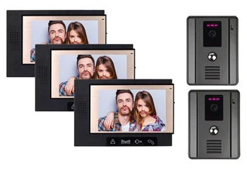Top quality 7" video door phone LCD Monitor 700 TVL Night Version Camera video doorbell home security intercom system 2V3
Top quality 7" video door phone LCD Monitor 700 TVL Night Version Camera video doorbell home security intercom system 2V3