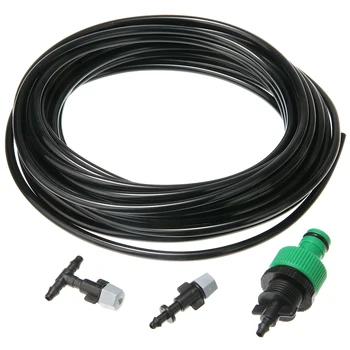 10m Water Misting Cooling Irrigation System Sprinkler Garden Water Sprinkler +10pc Nozzle Garden Watering Tools
10m Water Misting Cooling Irrigation System Sprinkler Garden Water Sprinkler +10pc Nozzle Garden Watering Tools
