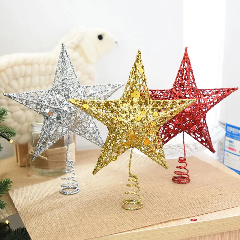 Iron Christmas Tree Decorations Five-pointed Star Decoration Christmas Tree Ornaments Merry Christmas Star Decorations for Home
Iron Christmas Tree Decorations Five-pointed Star Decoration Christmas Tree Ornaments Merry Christmas Star Decorations for Home