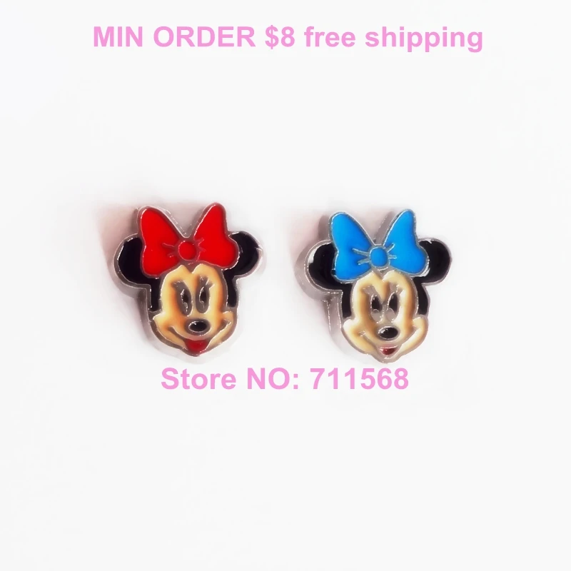 7MM Classic Minnie Mouse Floating Charms Mickey Locket Charm For Floating Locket Accessories
7MM Classic Minnie Mouse Floating Charms Mickey Locket Charm For Floating Locket Accessories