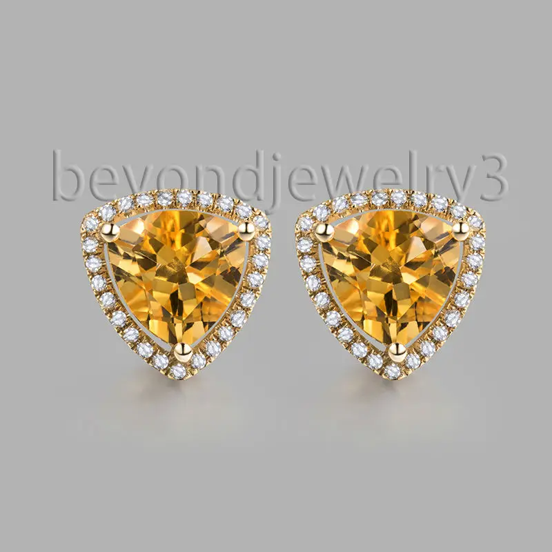 In Solid 14kt Yellow Gold Citrine Earrings, Yellow Gold Diamond Stud Earrings For Women WE14
In Solid 14kt Yellow Gold Citrine Earrings, Yellow Gold Diamond Stud Earrings For Women WE14
