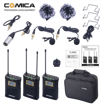 COMICA CVM-WM100 PLUS UHF 48-Channels Mono StereoReal-Time Monitoring Wireless MicrophoneDual-Transmitter and One Receiver MIC
COMICA CVM-WM100 PLUS UHF 48-Channels Mono StereoReal-Time Monitoring Wireless MicrophoneDual-Transmitter and One Receiver MIC