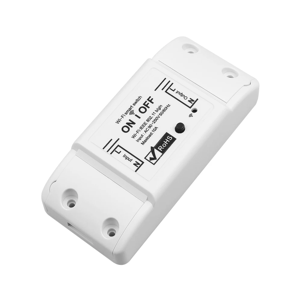 Voice control Wireless Wifi Switch Remote Control Automation Module DIY Timer Universal Smart Home 10A 220V AC 90-250V
Voice control Wireless Wifi Switch Remote Control Automation Module DIY Timer Universal Smart Home 10A 220V AC 90-250V