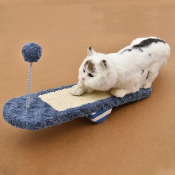 Funny Corrugated seesaw design cat scratcher with the Sring ball Playing rack toy for pet Climbing board for cat sharpen claw
Funny Corrugated seesaw design cat scratcher with the Sring ball Playing rack toy for pet Climbing board for cat sharpen claw