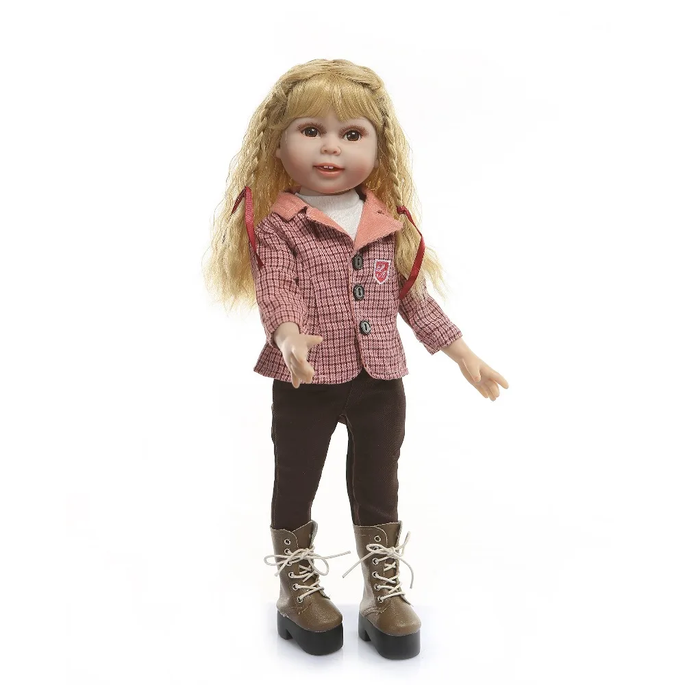 18 Inch American princess doll 45cm bebes reborn menina boneca full vinyl silicone baby doll toys gift for child
18 Inch American princess doll 45cm bebes reborn menina boneca full vinyl silicone baby doll toys gift for child