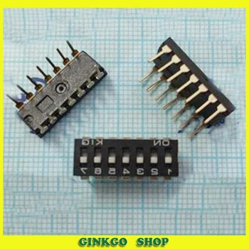 50pcs/lot DIP Switch 7Position Black 2.54mm Spacing DS Slide Type Straight Pin Plug-in Switch
50pcs/lot DIP Switch 7Position Black 2.54mm Spacing DS Slide Type Straight Pin Plug-in Switch