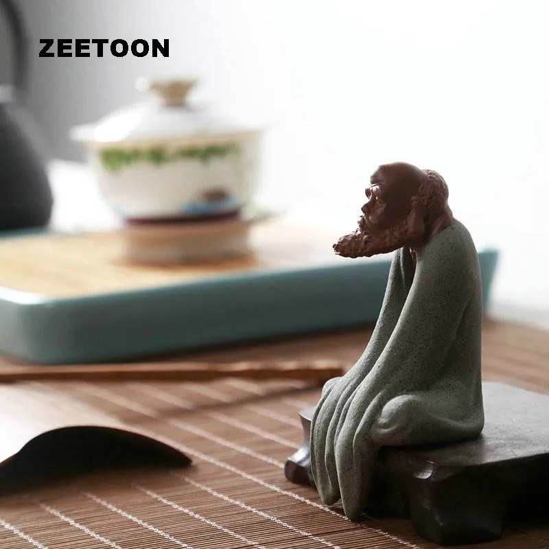 ZEETOON Yixing Ceramic Arts and Crafts Boutique Tea Ornaments Weathered Buddha Purple Sand Tea Per Dharma Desktop Decoration
ZEETOON Yixing Ceramic Arts and Crafts Boutique Tea Ornaments Weathered Buddha Purple Sand Tea Per Dharma Desktop Decoration