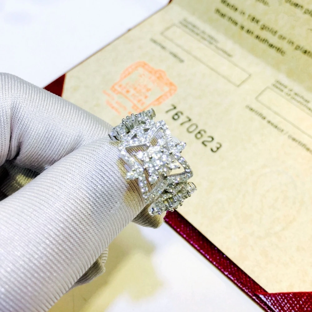 New Pure 925 Sterling Silver Jewelry Hollow Star Ring For Women Wedding Silver Color Open Ring Top Quality Wholesale
New Pure 925 Sterling Silver Jewelry Hollow Star Ring For Women Wedding Silver Color Open Ring Top Quality Wholesale