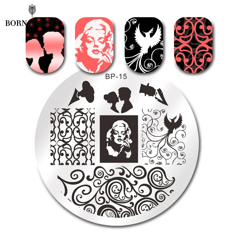 BORN PRETTY Marilyn Monroe Pattern Nail Art Stamp Template Image Plate Nail Stamping Plates BP15 Nail Art Decoration
BORN PRETTY Marilyn Monroe Pattern Nail Art Stamp Template Image Plate Nail Stamping Plates BP15 Nail Art Decoration