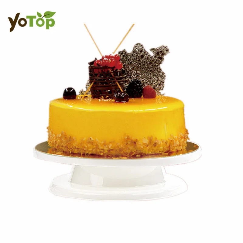 YOTOP 28cm White Cake Turntable Kitchen Cake Decorating Icing Rotating Turntable Cake Stand Plastic Fondant Baking Tool
YOTOP 28cm White Cake Turntable Kitchen Cake Decorating Icing Rotating Turntable Cake Stand Plastic Fondant Baking Tool