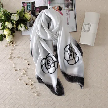 Summer Fashion 100% Silk Scarf Women Flower Print Scarves Luxury Brand Headband Long Shawl Wraps Foulard Hijab Bandana
Summer Fashion 100% Silk Scarf Women Flower Print Scarves Luxury Brand Headband Long Shawl Wraps Foulard Hijab Bandana