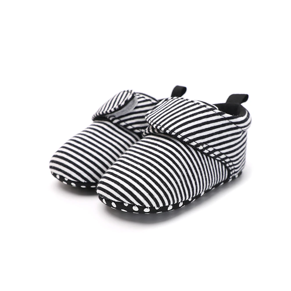Infant Toddler Baby Casual Shoes Cotton Soft Sole Non-Slip Sneaker Prewalker Black Stripe For Baby Boys Girls 4M/5M/6M
Infant Toddler Baby Casual Shoes Cotton Soft Sole Non-Slip Sneaker Prewalker Black Stripe For Baby Boys Girls 4M/5M/6M