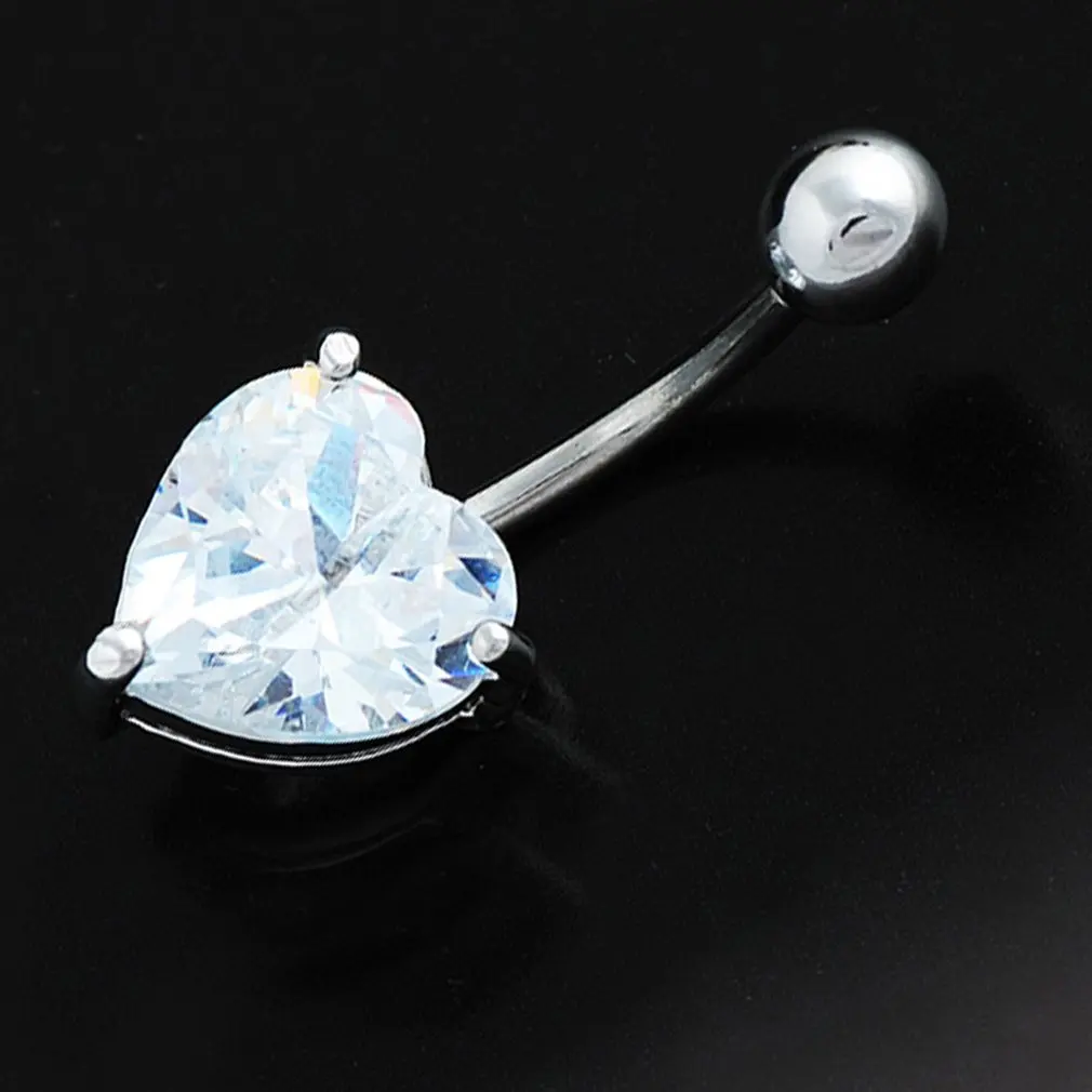 Princess Heart Crystal Belly Button Rings Screw Navel Bars For Women Girl Body Piercing Jewelry 316L Stainless Steel
Princess Heart Crystal Belly Button Rings Screw Navel Bars For Women Girl Body Piercing Jewelry 316L Stainless Steel