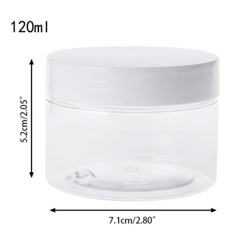 120ml Empty Plastic Container For Slime Foam Light Clay Organizer Makeup Jar Nail Box Cosmetic Pot Cream Bottle Food Storage Can
120ml Empty Plastic Container For Slime Foam Light Clay Organizer Makeup Jar Nail Box Cosmetic Pot Cream Bottle Food Storage Can